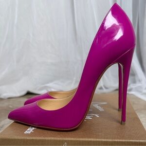 Pigalle Follies 120 Christian Louboutin 37.5 Indian Rose 120mm Patent Heels
